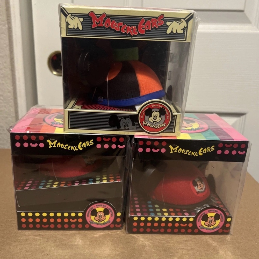 Disneyland Mini Disney 3 Mickey Mouse ears Collectibe Novelty Theme Park